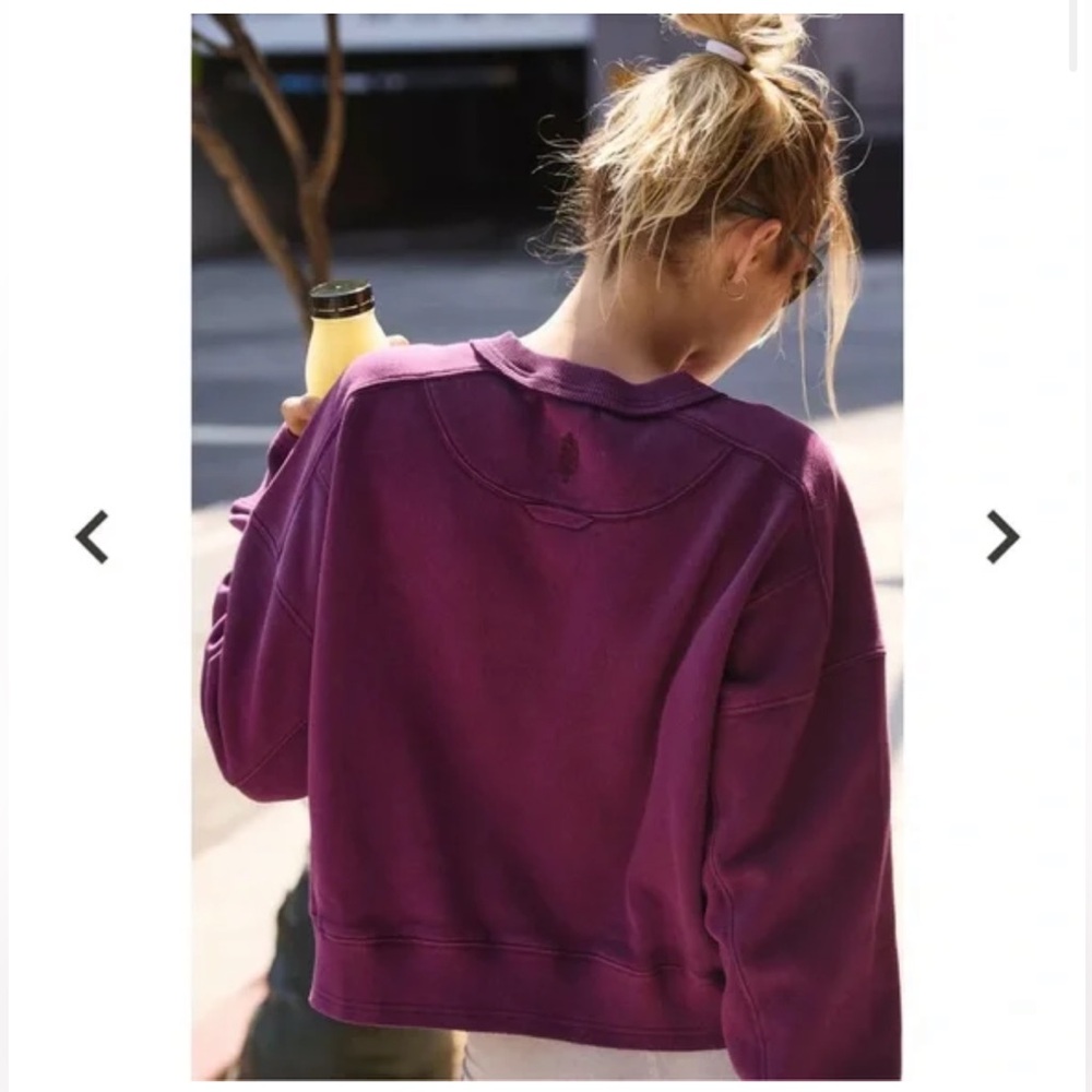 Free People Movement Intercept Cotton Blend Sweatshirt - Picture 2 of 10